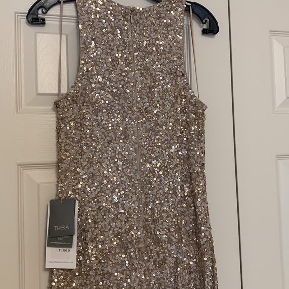 Theia Sequined Gown - Picture 9 of 12